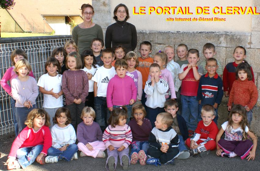 Les enfants de l'cole de Pompierre