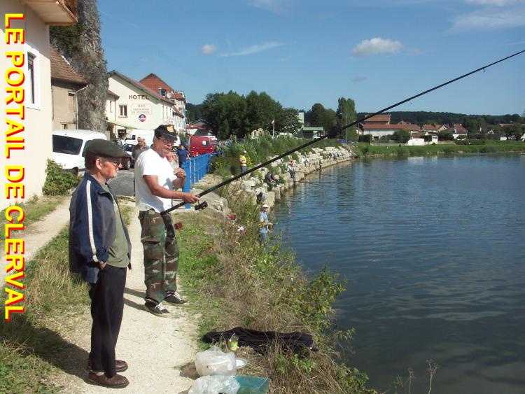 Concours de pche  Clerval en 2005