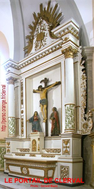 le matre autel restaur de l'glise de Clerval