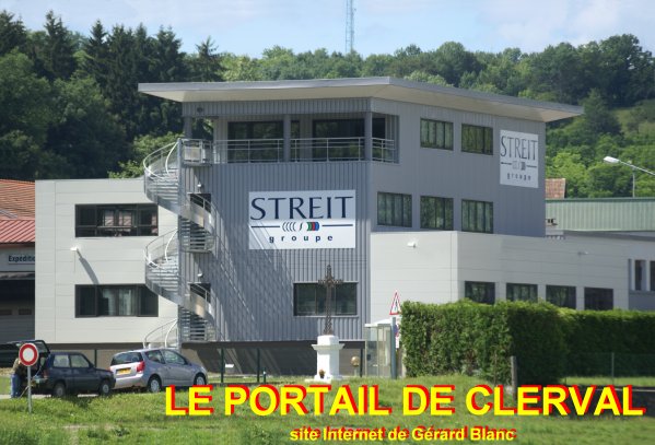 Le btiment du Groupe Streit  Clerval