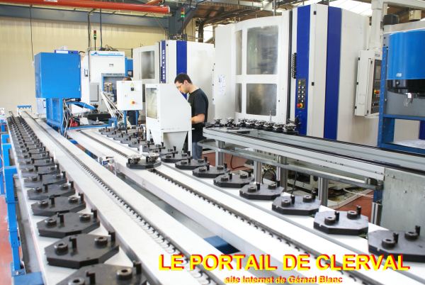 Chane d'usinage et d'assemblage de l'usine Streit de Clerval