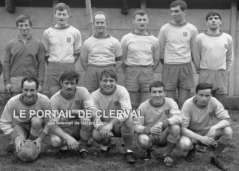quipe foot Clerval 1968