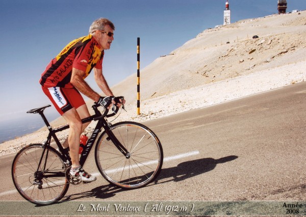 Michel sur le Mont Ventoux