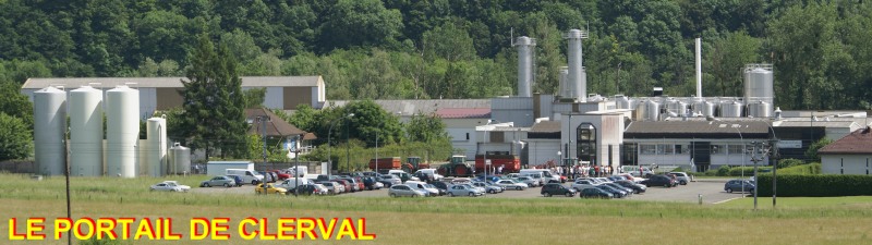 La fromagerie de Clerval, le 25 mai 2009 pendant la manif