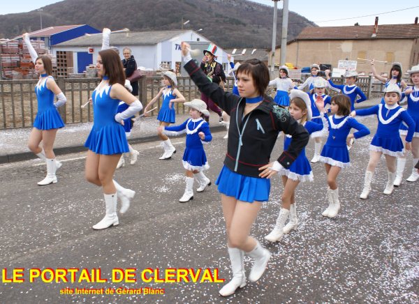 Les majorettes de Sancey  Clerval