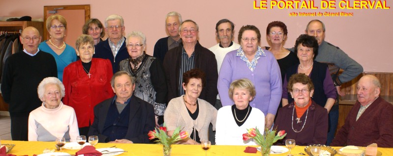 Les plus gs de Chaux runis pour le repas annuel