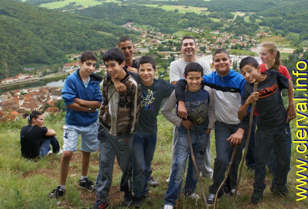 Au belvdre des roches de Clerval