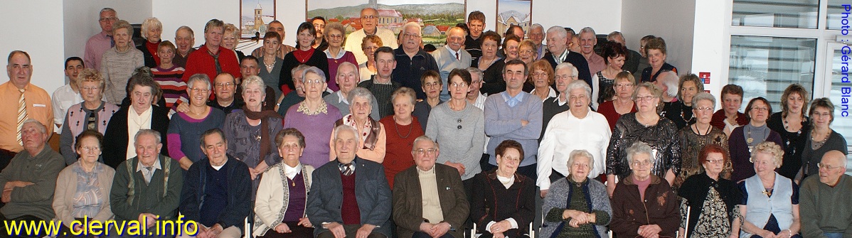 Photo de groupe du repas des anciens d'Anteuil