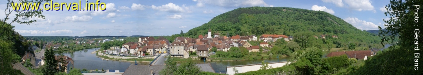 Photo panoramique de Clerval par Grard Blanc