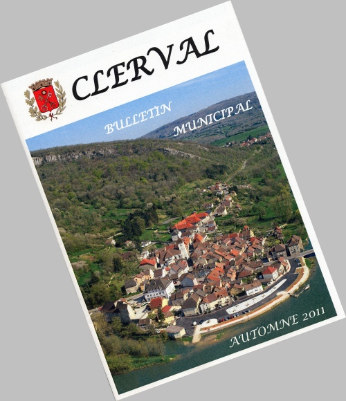 couverture du bulletin municipal de Clerval.