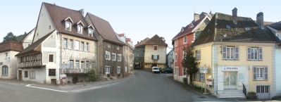 la rue de la Porte de Chaux,  Clerval