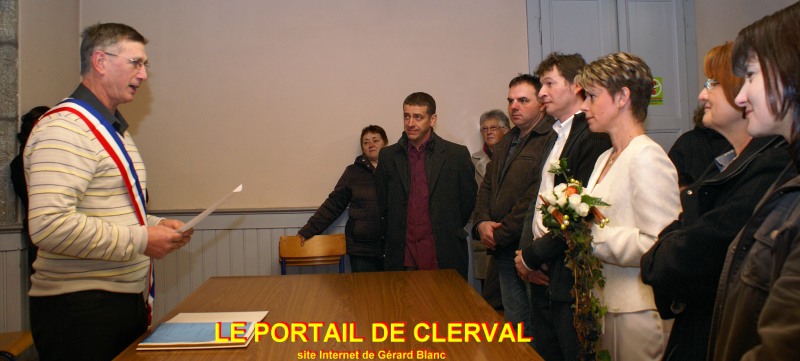 Mariage  la mairie d'Anteuil
