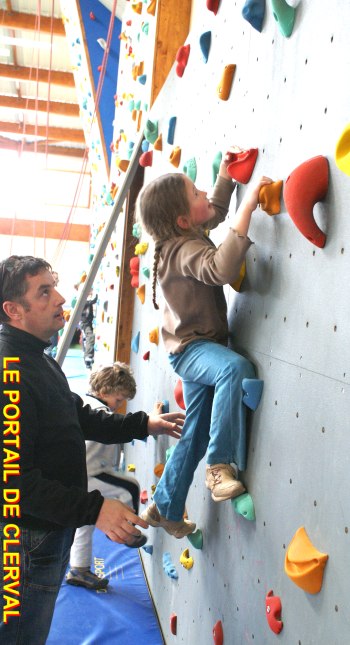 mur d'escalade de Clerval