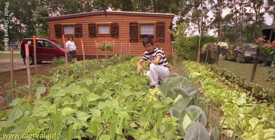 Le jardin potager de Serge Gourbillon en 1997